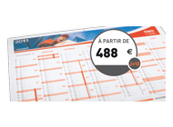 calendrier de banque publicitaire